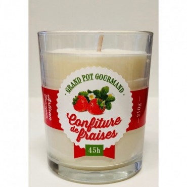 Bougie 210gr Confiture de Fraises